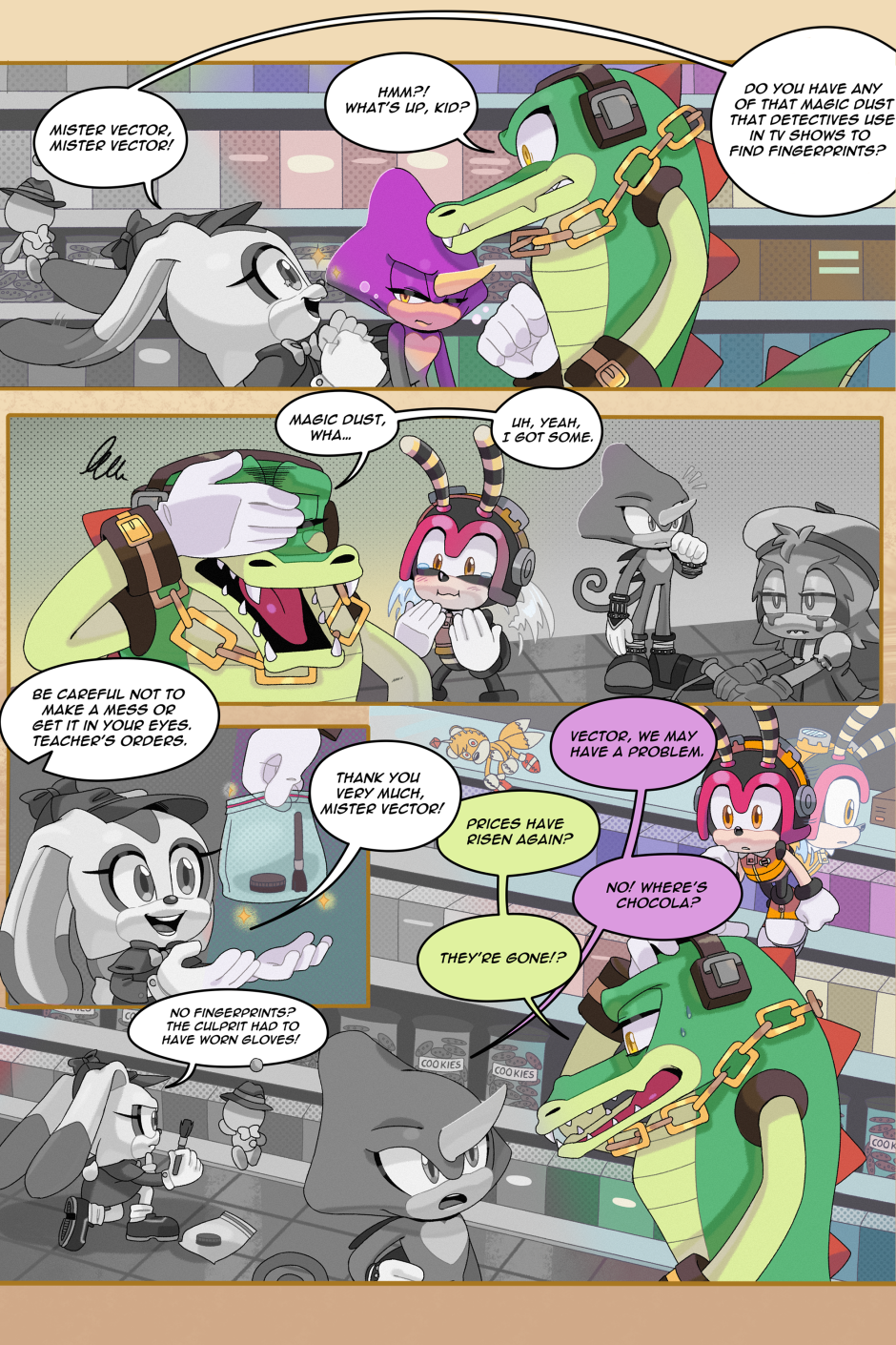 IDW Sonic Fan Annual 2023 Comic #5 - Cream the Buntective 2023