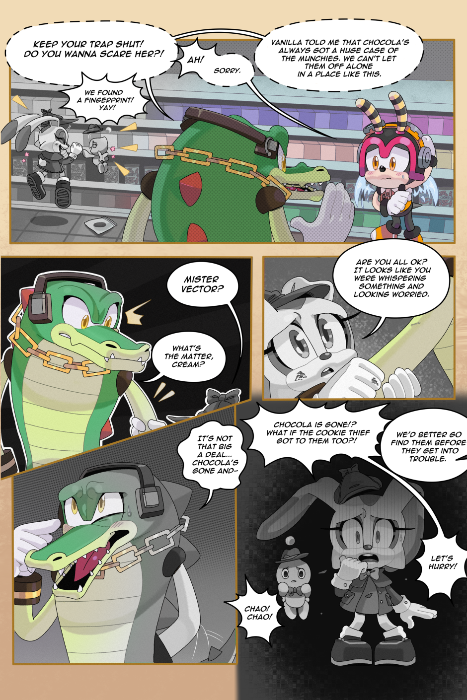 IDW Sonic Fan Annual 2023 Comic #5 - Cream the Buntective 2023