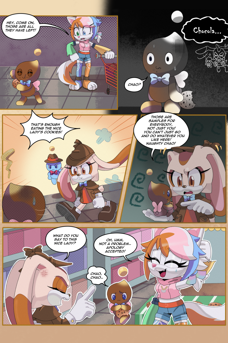 IDW Sonic Fan Annual 2023 Comic #5 - Cream the Buntective 2023