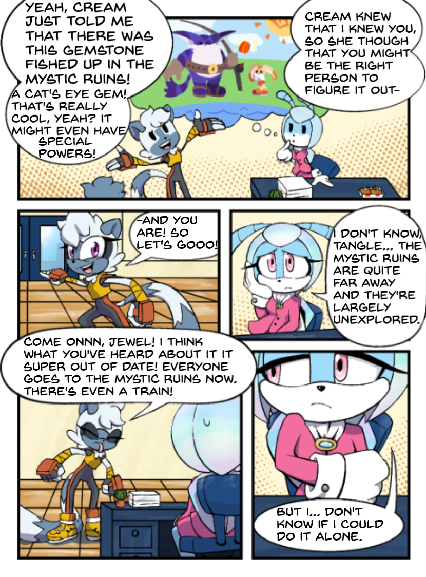 IDW Sonic Fan Annual 2023 Comic #5 - Cream the Buntective 2023