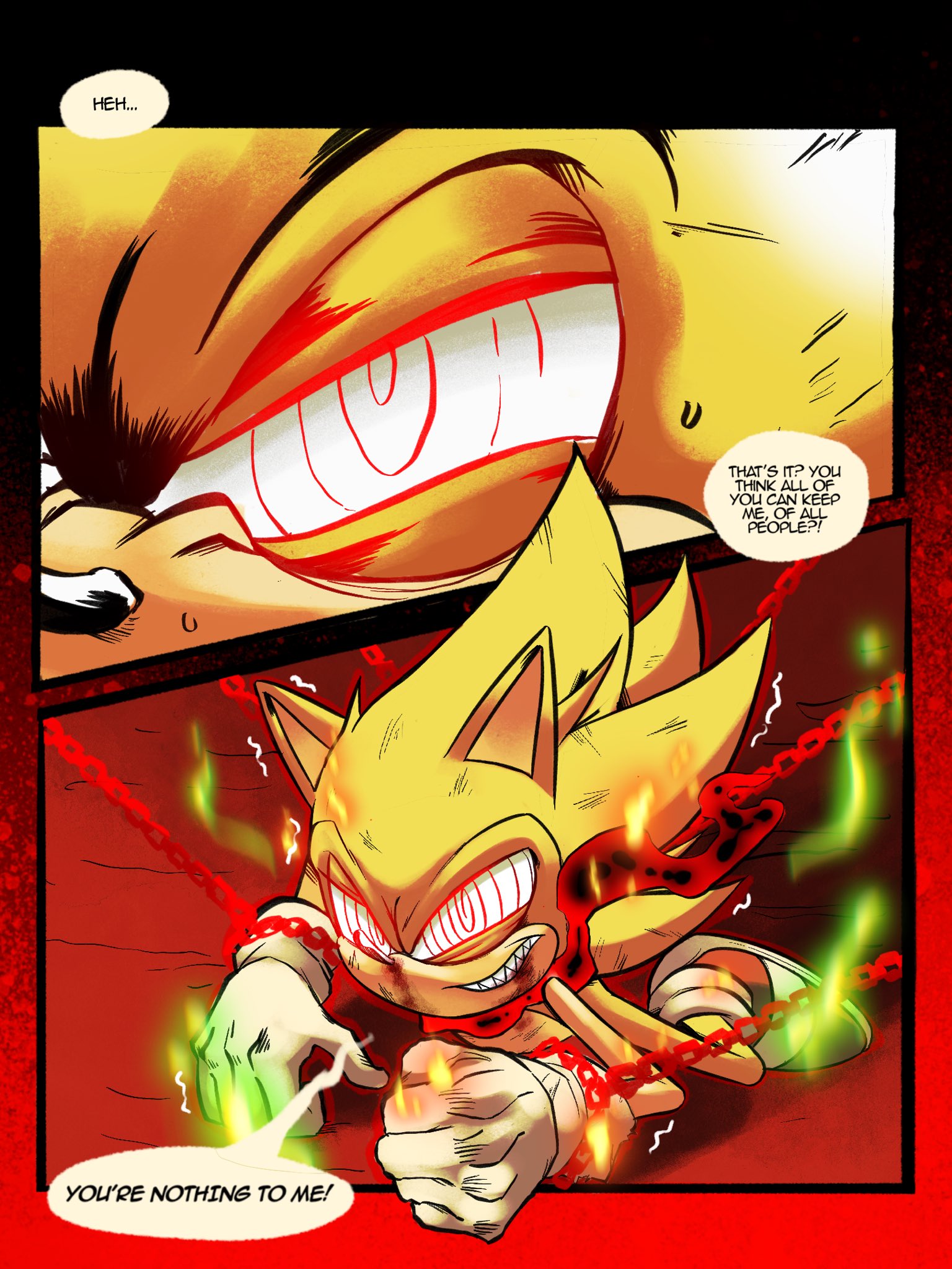 Sonic Execution Chaos Emerges - Part 2 - Read Sonic.Exe Fan Comic